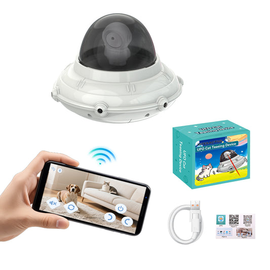 Cat Laser Toy,App Remote Control & Automatic Sensor Cat Interactive Toy,360° & 3 Laser Modes with USB Charging.Fun Toys for Indoor Cats & Kittens